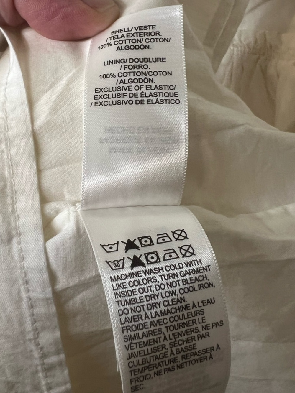 Lucky Brand White Corset Poplin Midi Dress Size Large - Picture 6 of 8